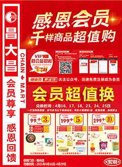 梅州昌大昌第202108期快讯海报