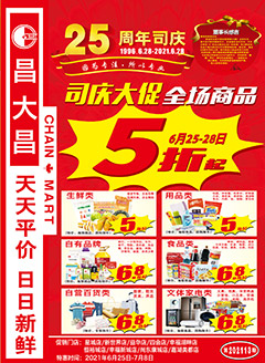 肇庆昌大昌第202113期快讯海报