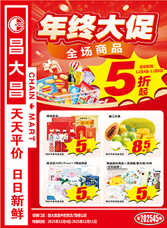 雷州昌大昌第2545期快讯海报