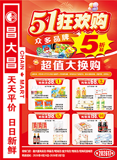 湛江昌大昌第2617期快讯海报